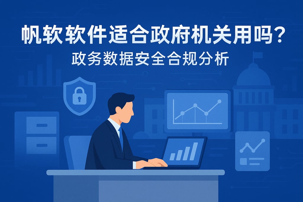 帆软软件适合政府机关用吗？政务数据安全合规分析