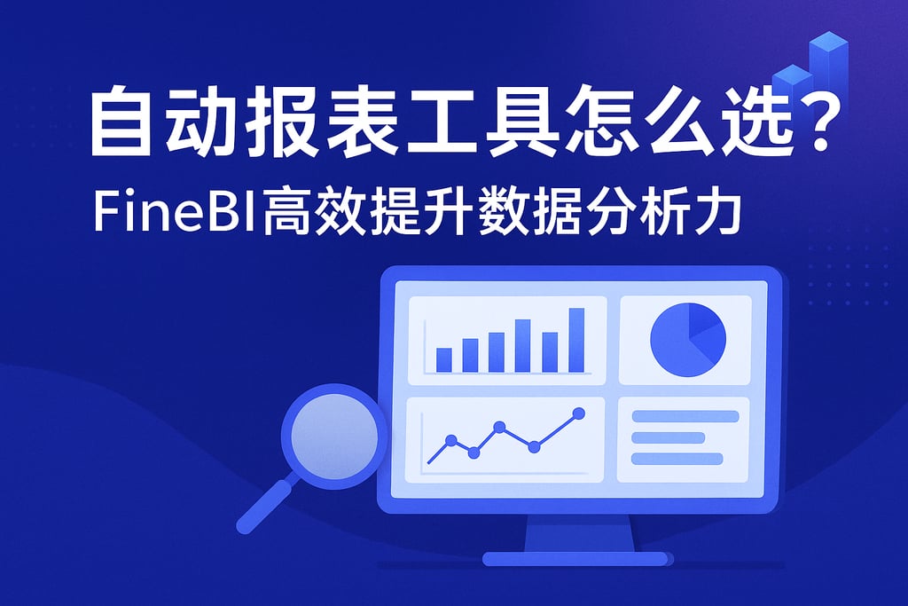 自动报表工具怎么选？FineBI高效提升数据分析力