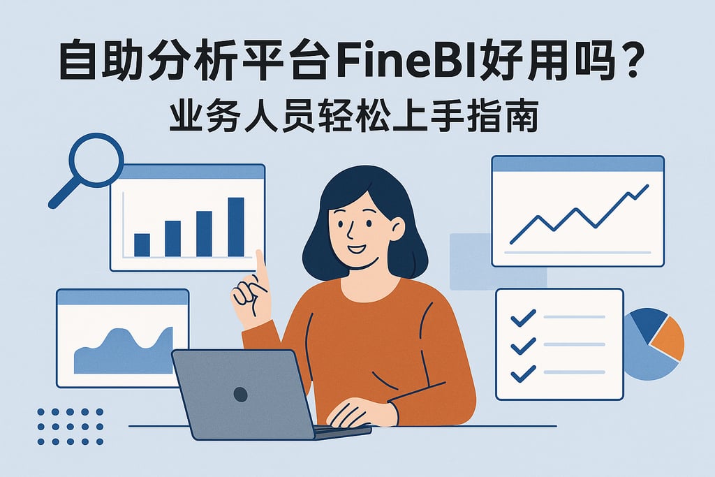 自助分析平台FineBI好用吗？业务人员轻松上手指南