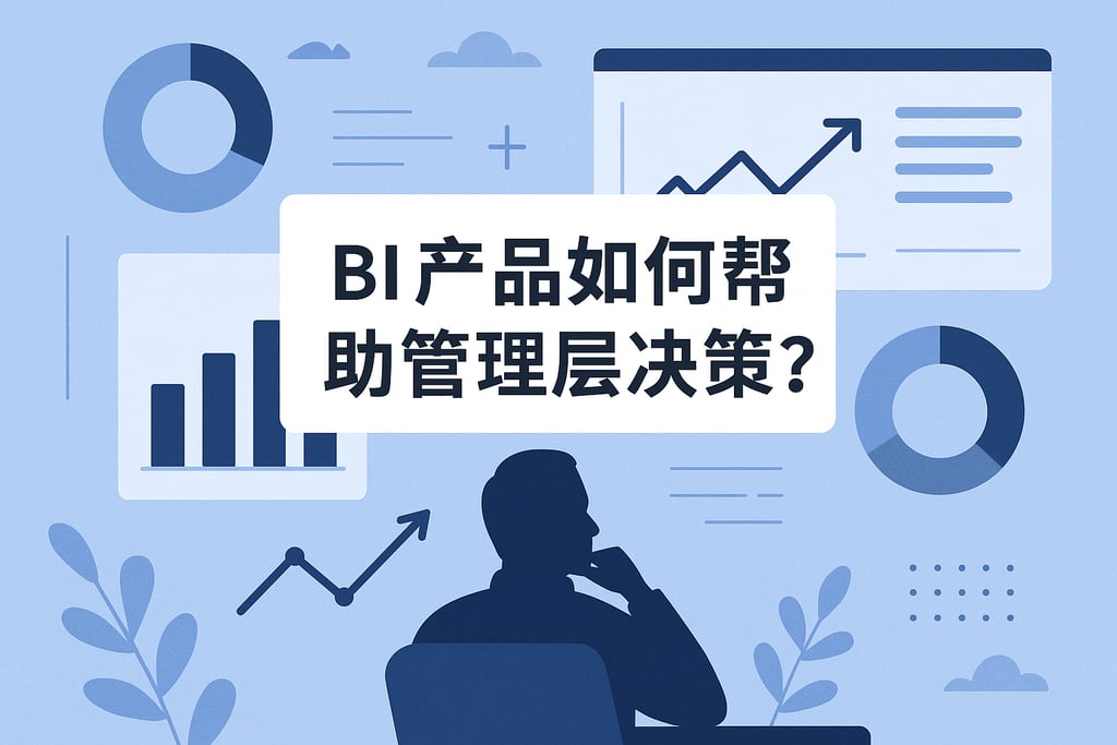 BI产品如何帮助管理层决策？高层视角分析模板