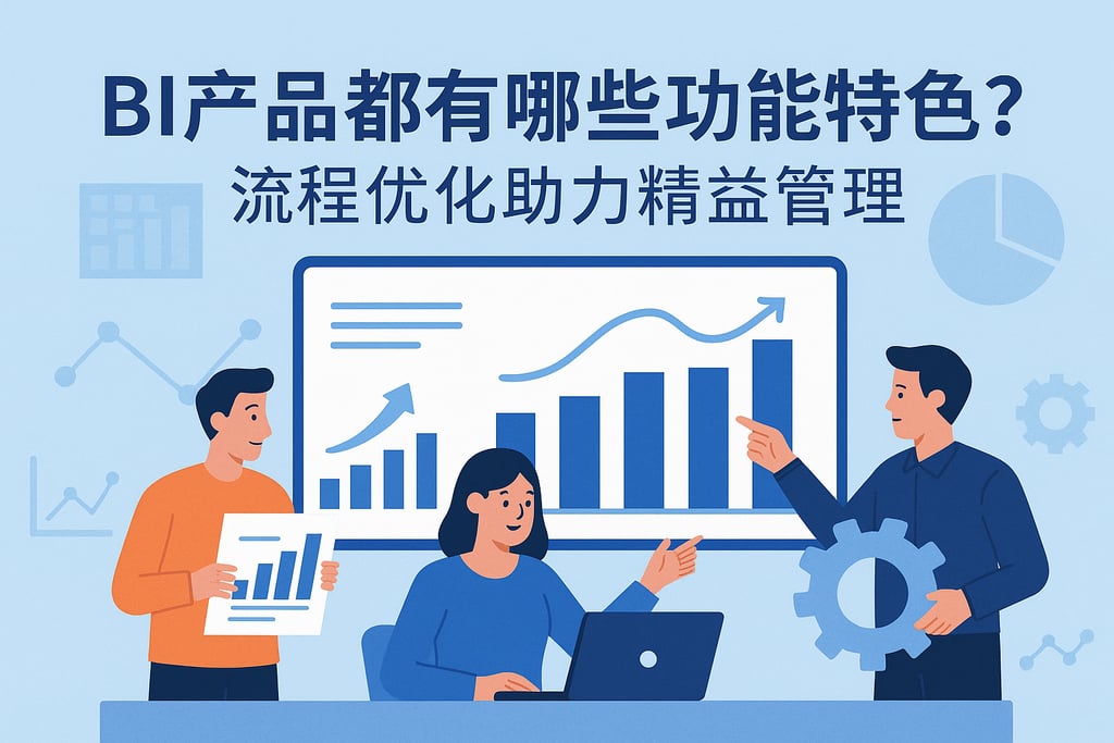 BI产品都有哪些功能特色？流程优化助力精益管理