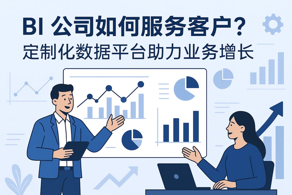 BI公司如何服务客户？定制化数据平台助力业务增长