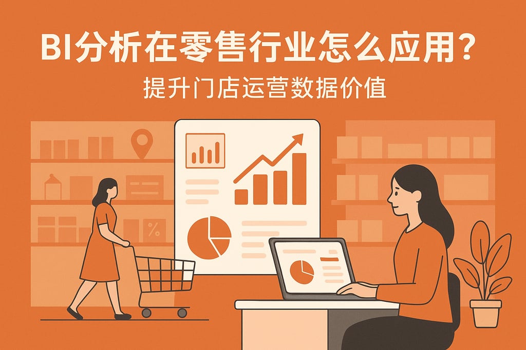 BI分析在零售行业怎么应用？提升门店运营数据价值