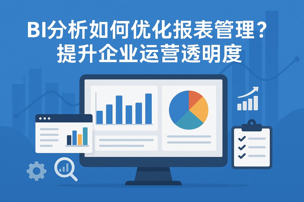 BI分析如何优化报表管理？提升企业运营透明度
