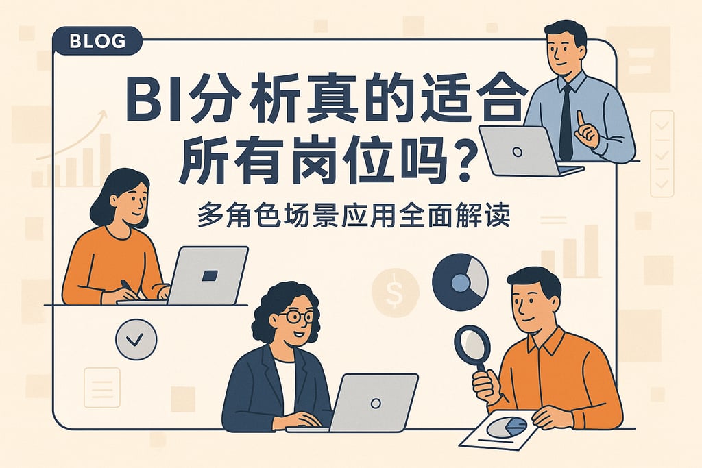 BI分析真的适合所有岗位吗？多角色场景应用全面解读
