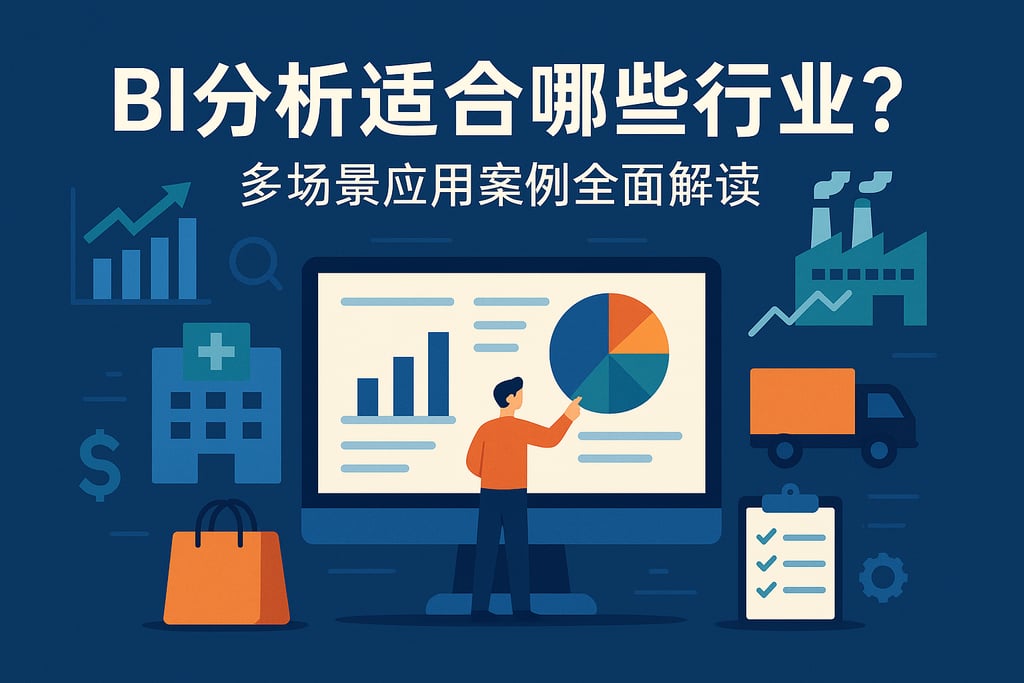 BI分析适合哪些行业？多场景应用案例全面解读