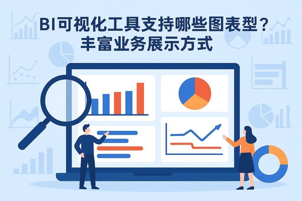 BI可视化工具支持哪些图表类型？丰富业务展示方式