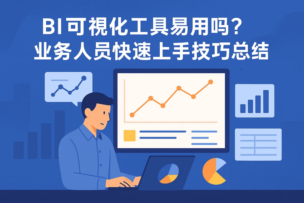 BI可视化工具易用吗？业务人员快速上手技巧总结