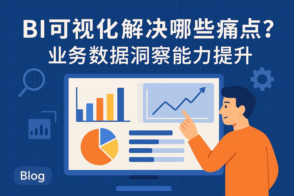 BI可视化解决哪些痛点？业务数据洞察能力提升