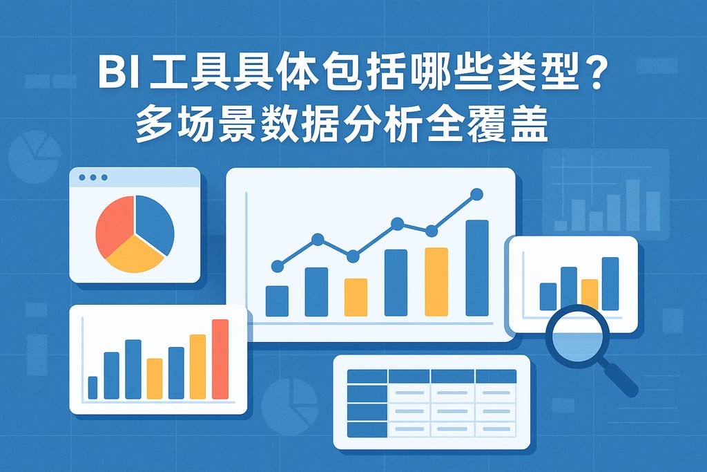 BI工具具体包括哪些类型？多场景数据分析全覆盖