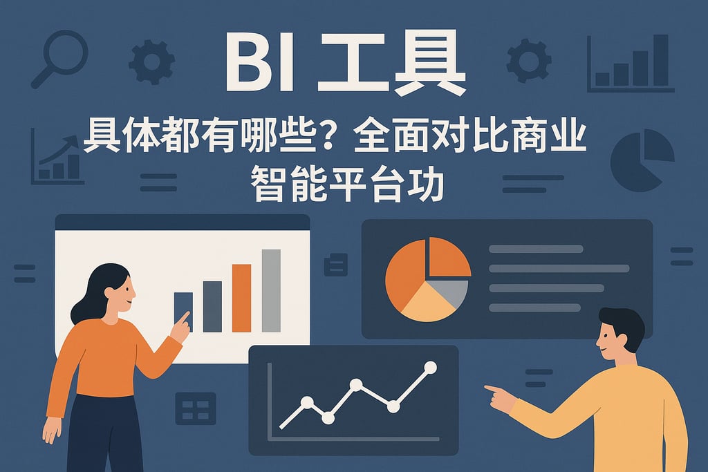 BI工具具体都有哪些？全面对比商业智能平台功能