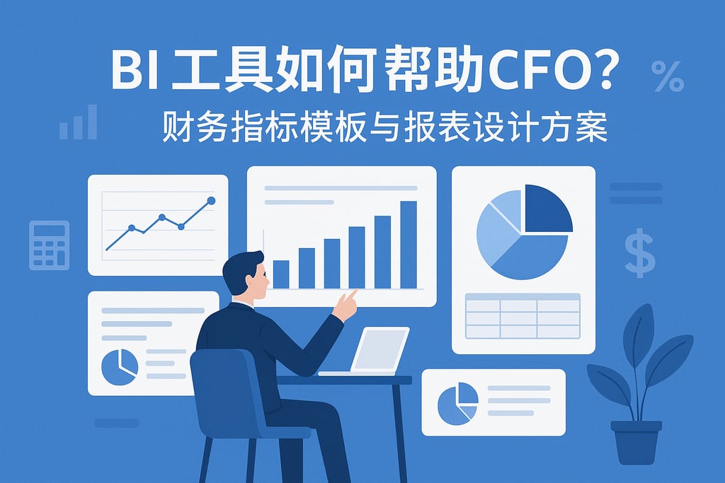 BI工具如何帮助CFO？财务指标模板与报表设计方案