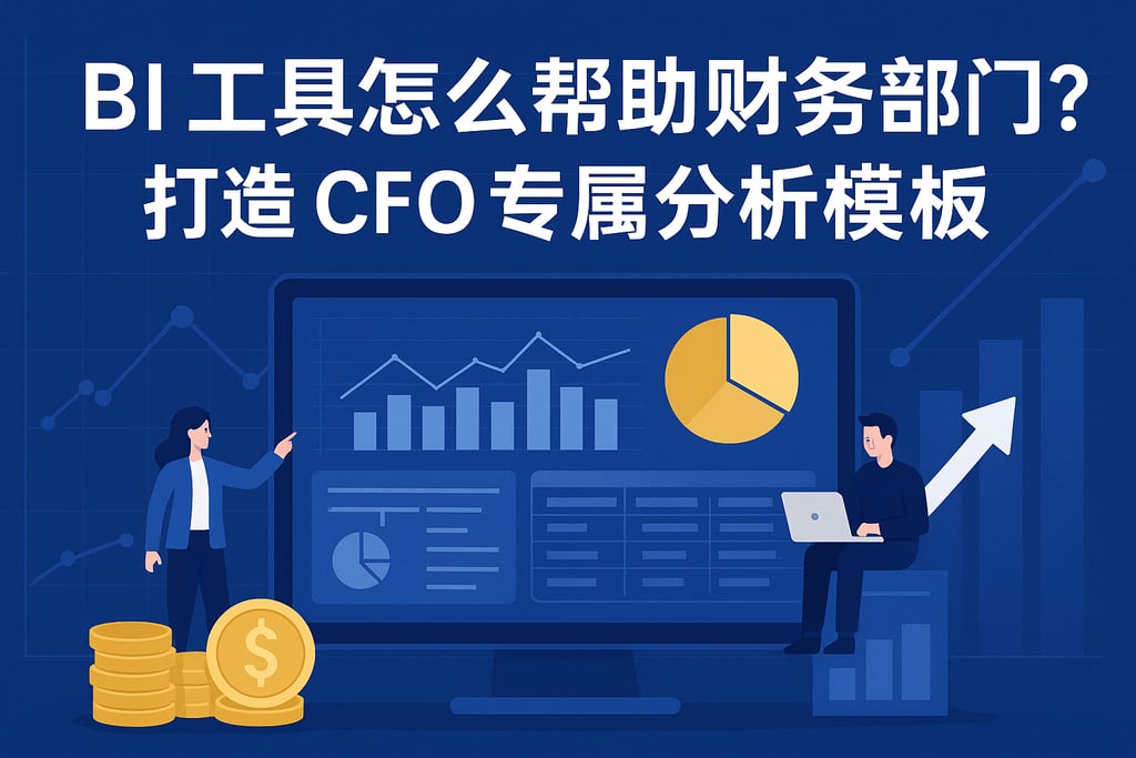 BI工具怎么帮助财务部门？打造CFO专属分析模板