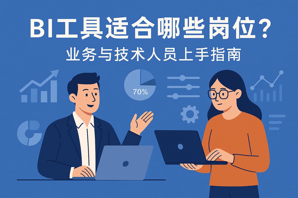 BI工具适合哪些岗位？业务与技术人员上手指南