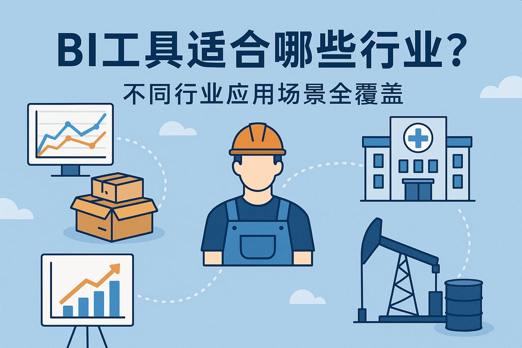 BI工具适合哪些行业？不同行业应用场景全覆盖