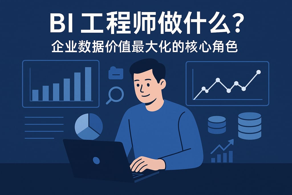 BI工程师做什么？企业数据价值最大化的核心角色