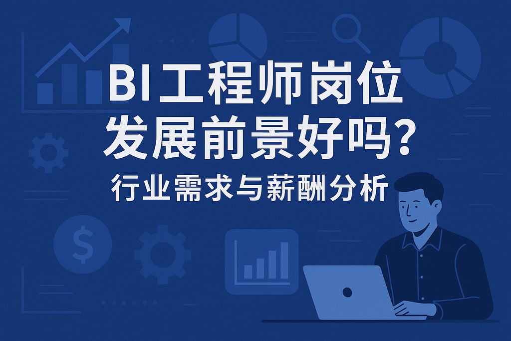 BI工程师岗位发展前景好吗？行业需求与薪酬分析