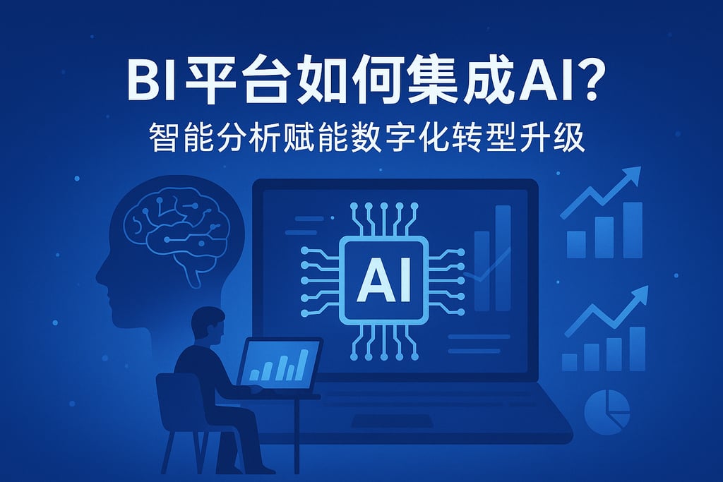 BI平台如何集成AI？智能分析赋能数字化转型升级