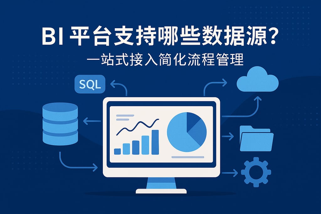 BI平台支持哪些数据源？一站式接入简化流程管理