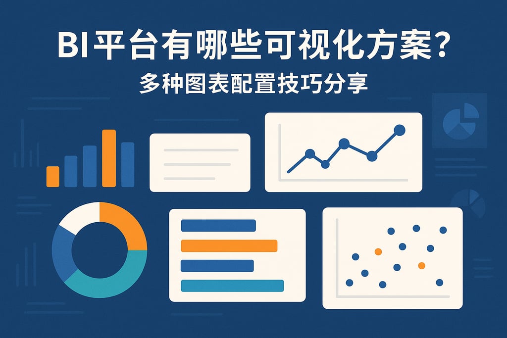 BI平台有哪些可视化方案？多种图表配置技巧分享