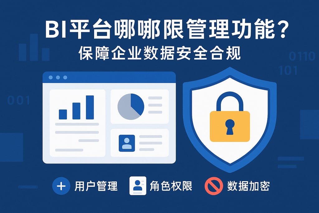 BI平台有哪些权限管理功能？保障企业数据安全合规