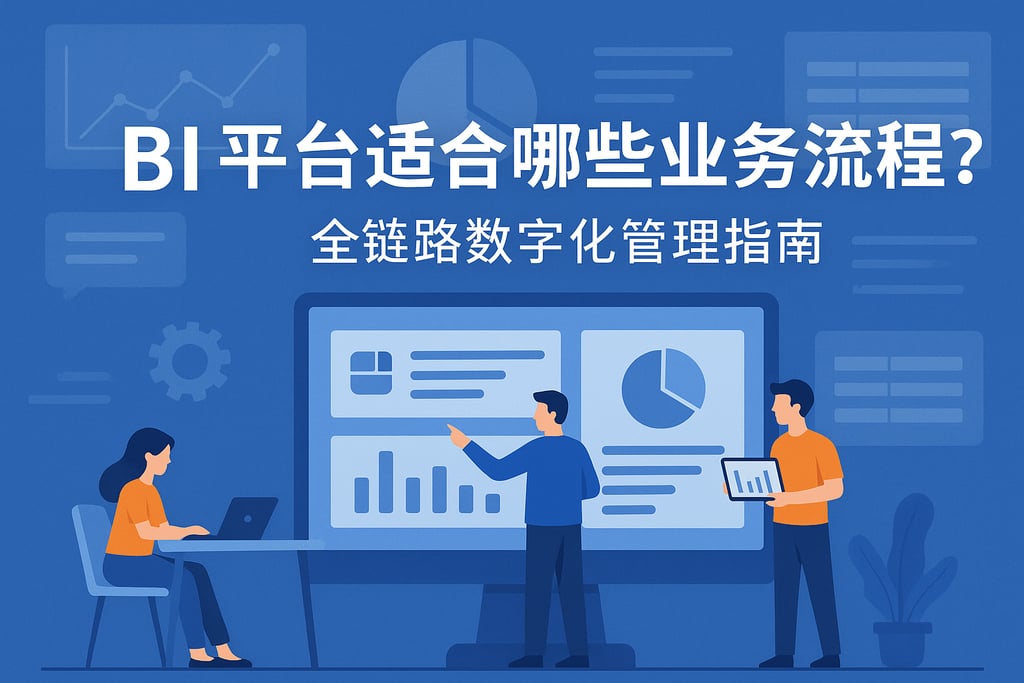 BI平台适合哪些业务流程？全链路数字化管理指南