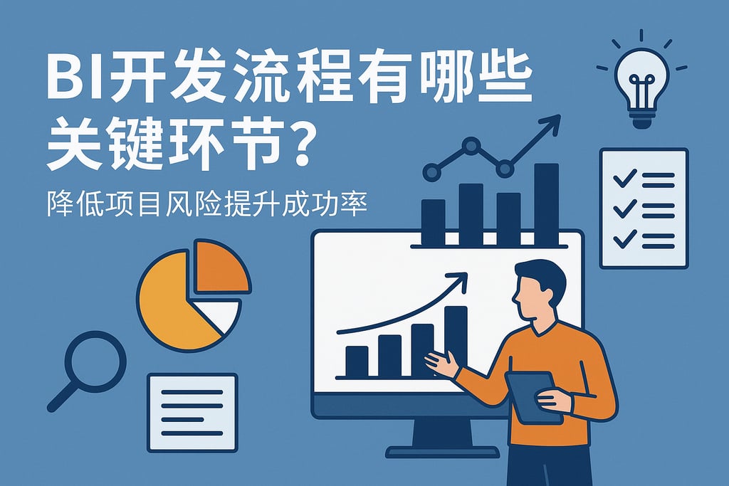 BI开发流程有哪些关键环节？降低项目风险提升成功率