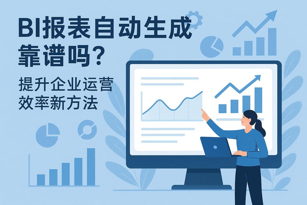 BI报表自动生成靠谱吗？提升企业运营效率新方法