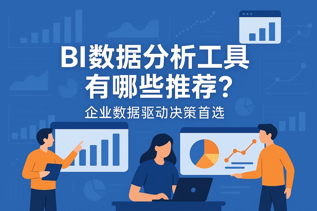 BI数据分析工具有哪些推荐？企业数据驱动决策首选