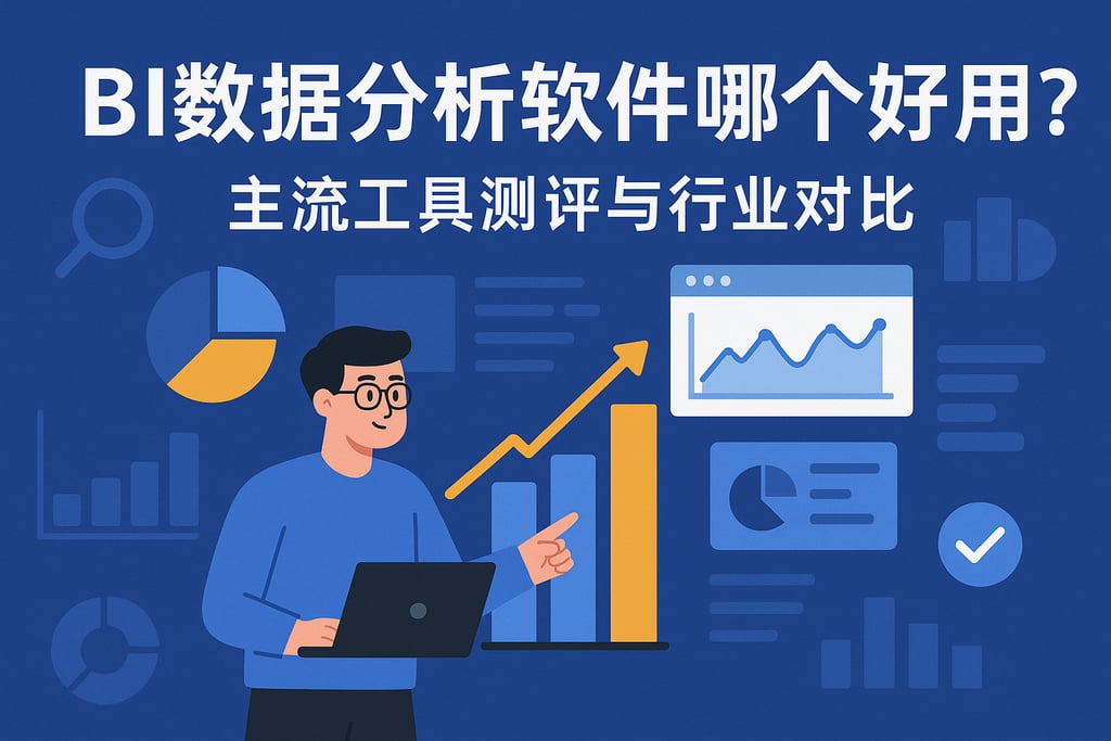 BI数据分析软件哪个好用？主流工具测评与行业对比