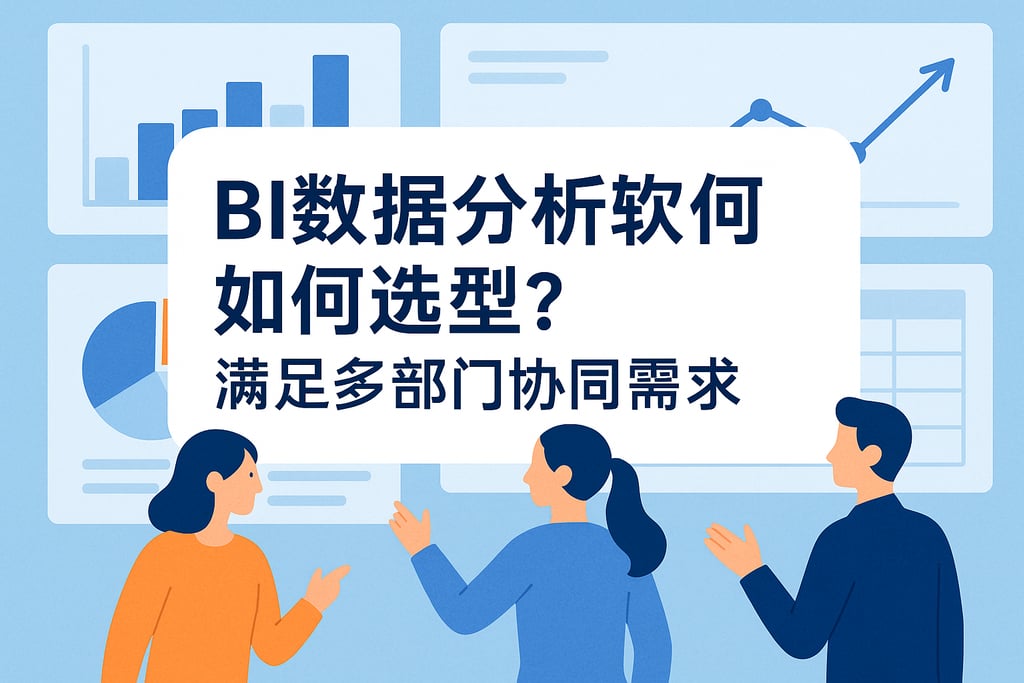 BI数据分析软件如何选型？满足多部门协同需求
