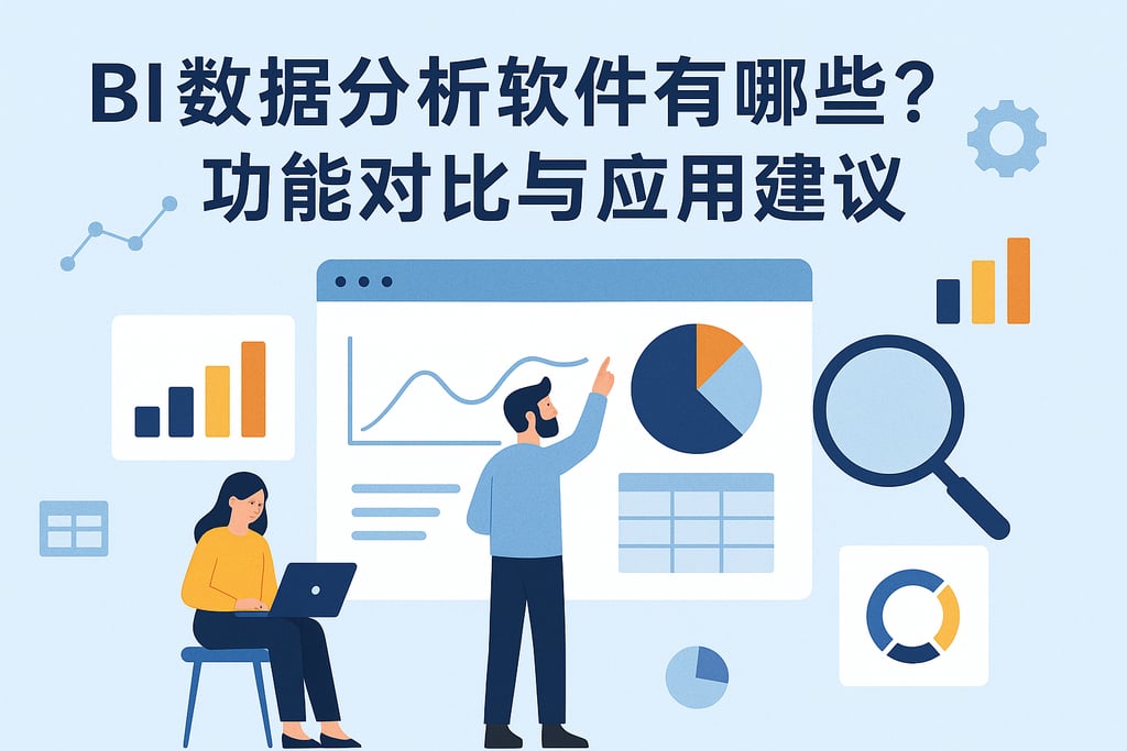 BI数据分析软件有哪些？功能对比与应用建议