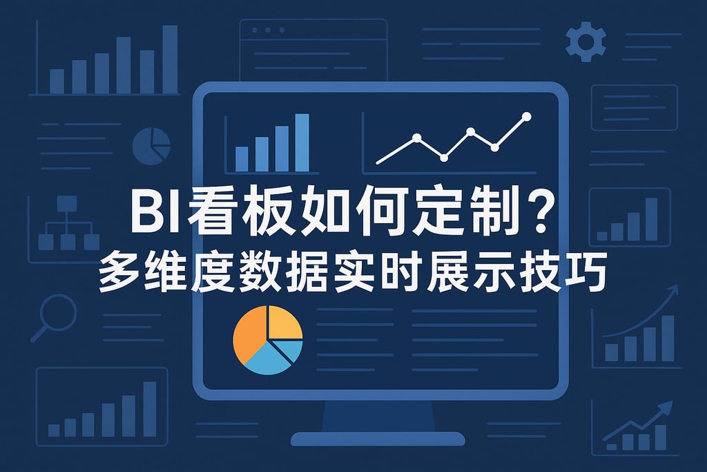 BI看板如何定制？多维度数据实时展示技巧