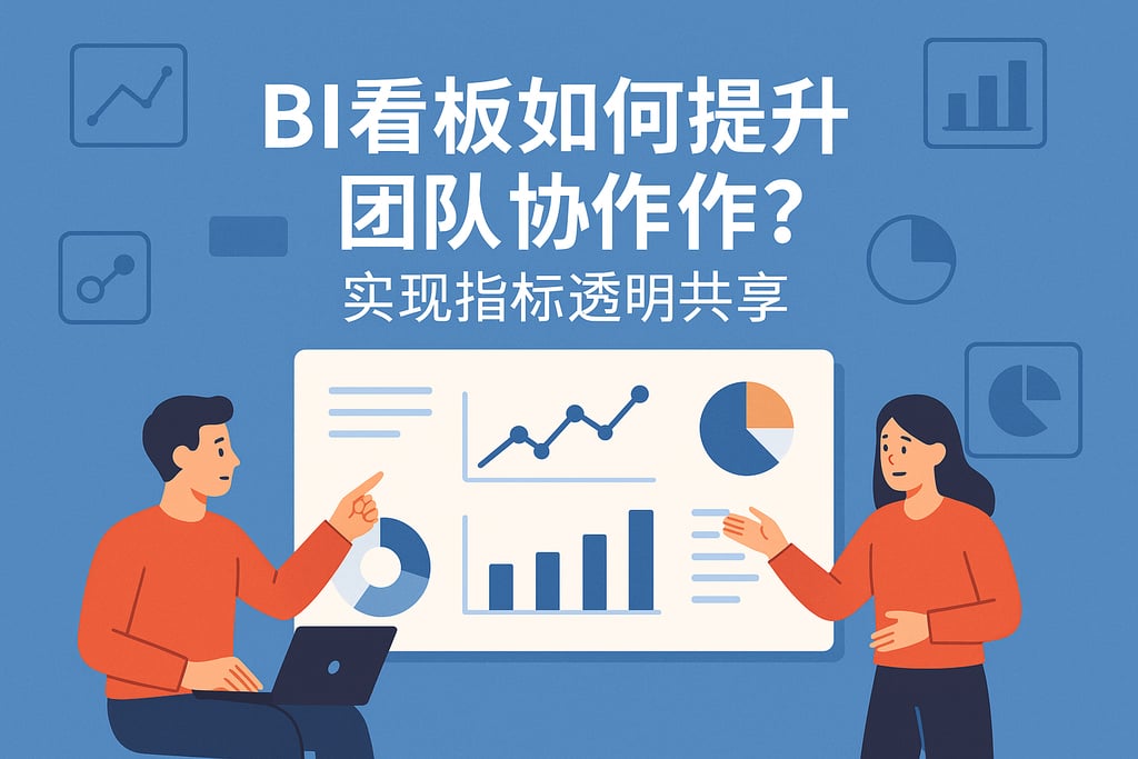 BI看板如何提升团队协作？实现指标透明共享