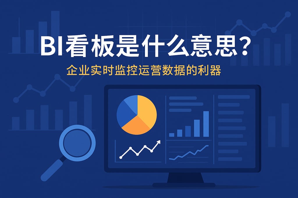BI看板是什么意思？企业实时监控运营数据的利器