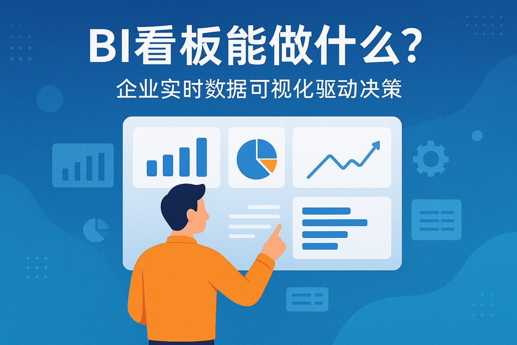 BI看板能做什么？企业实时数据可视化驱动决策