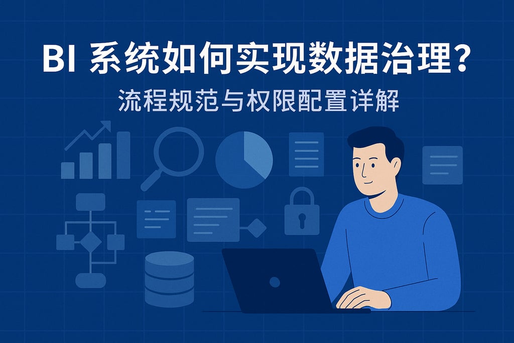 BI系统如何实现数据治理？流程规范与权限配置详解