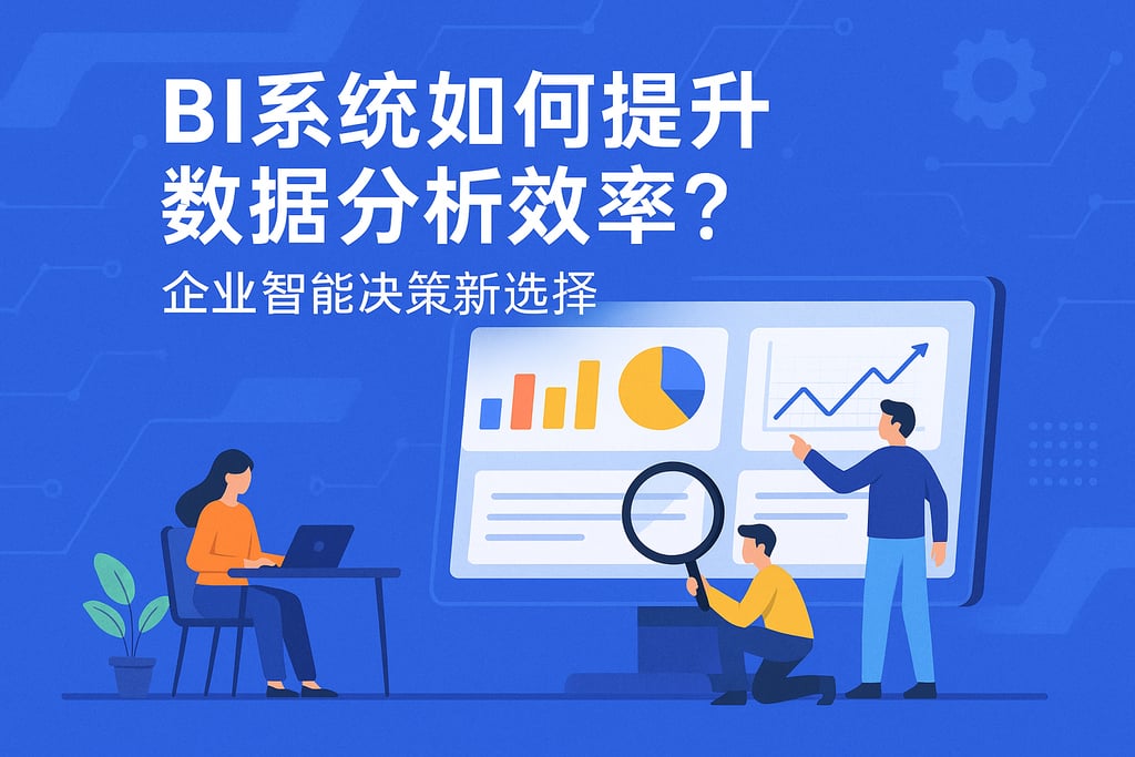 BI系统如何提升数据分析效率？企业智能决策新选择