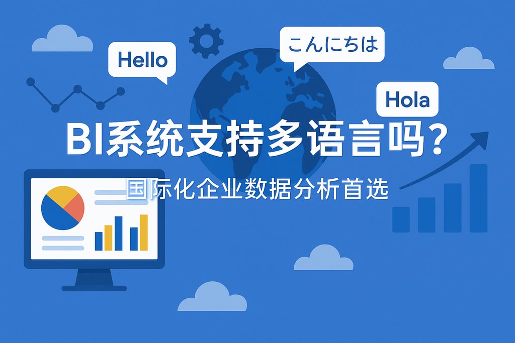 BI系统支持多语言吗？国际化企业数据分析首选