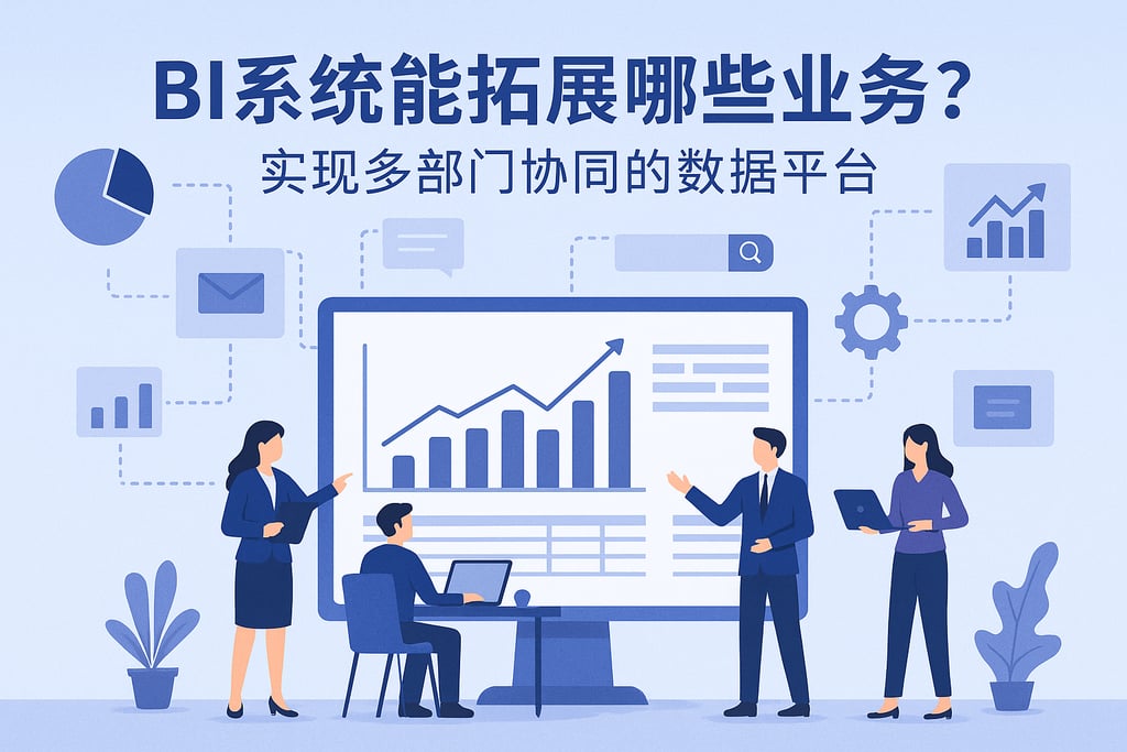 BI系统能拓展哪些业务？实现多部门协同的数据平台