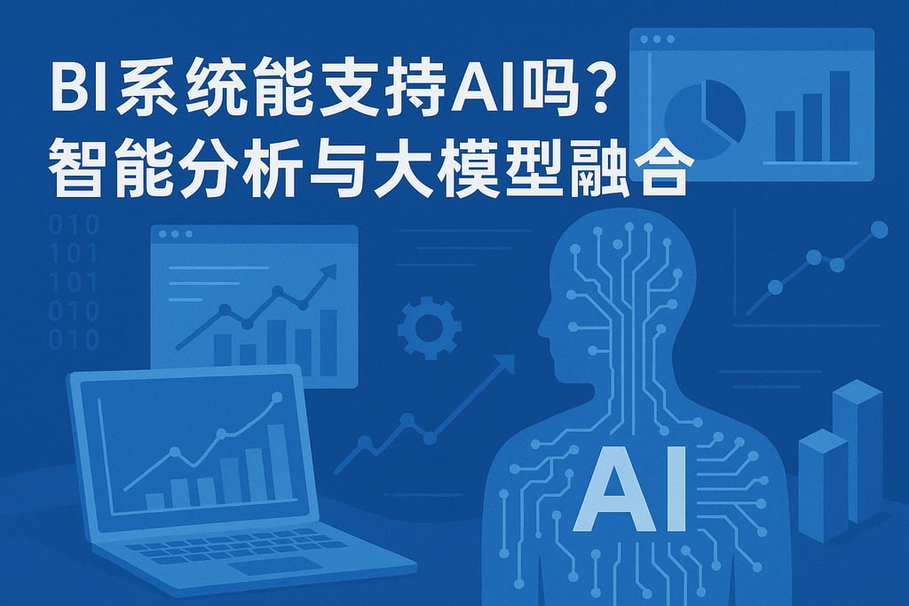 BI系统能支持AI吗？智能分析与大模型融合新趋势
