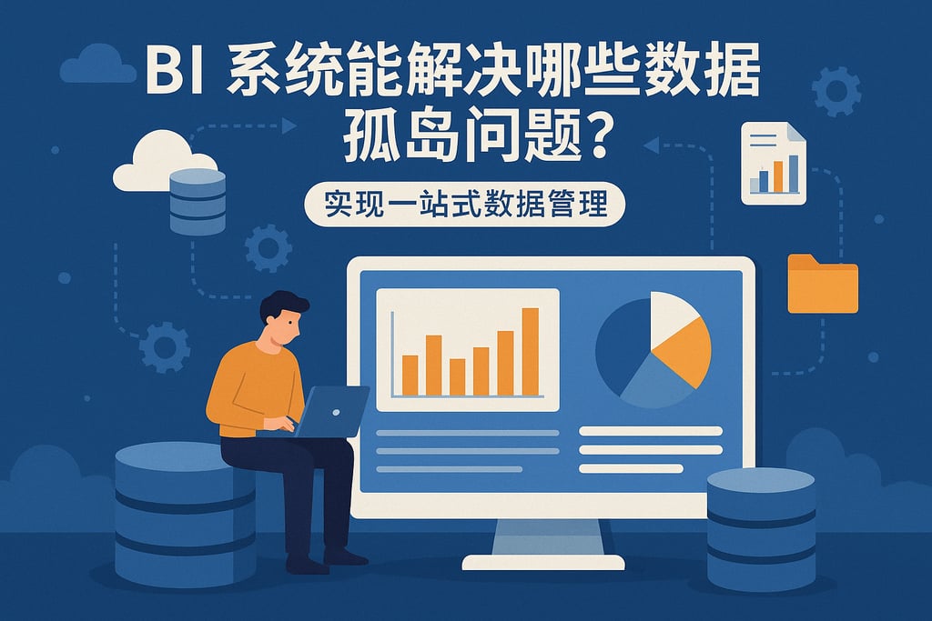 BI系统能解决哪些数据孤岛问题？实现一站式数据管理
