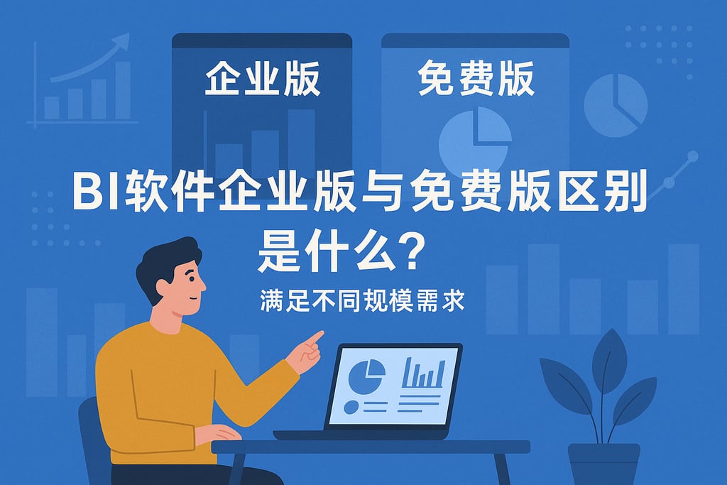 BI软件企业版与免费版区别是什么？满足不同规模需求