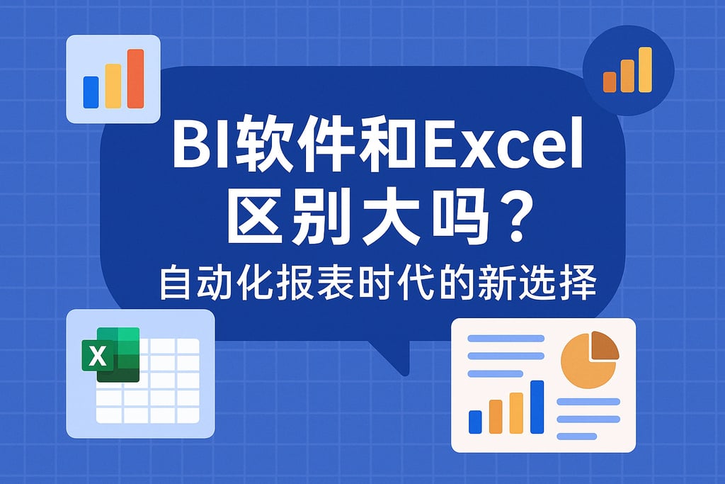 BI软件和Excel区别大吗？自动化报表时代的新选择