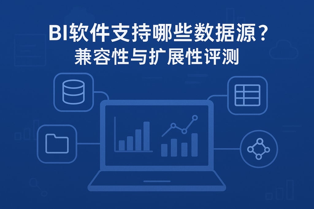 BI软件支持哪些数据源？兼容性与扩展性评测