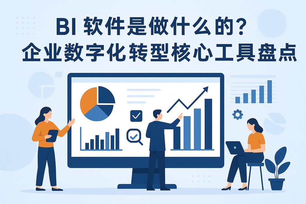 BI软件是做什么的？企业数字化转型核心工具盘点