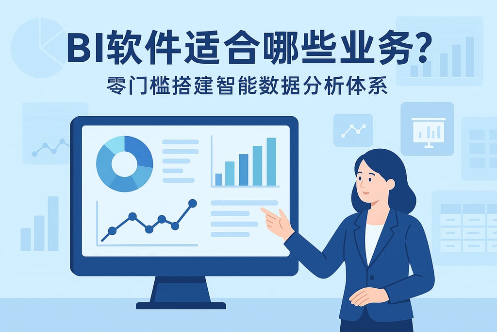 BI软件适合哪些业务？零门槛搭建智能数据分析体系