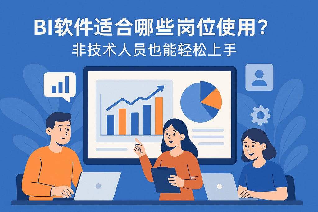 BI软件适合哪些岗位使用？非技术人员也能轻松上手