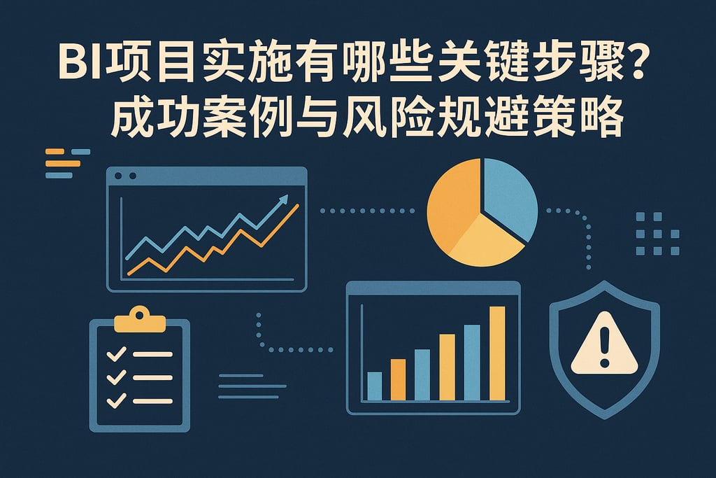 BI项目实施有哪些关键步骤？成功案例与风险规避策略