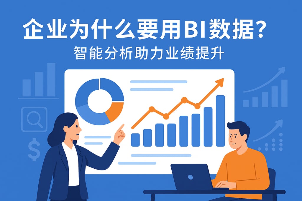 企业为什么要用BI数据？智能分析助力业绩提升